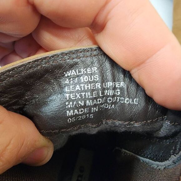 Dune London Women's Walker Boot Size 10 Block Heel Chelsea Pull On Tan Suede Y - Picture 6 of 11